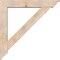 Ekena Millwork Traditional Traditional Smooth Bracket w/ Offset Brace, Douglas Fir, 7 1/2"W x 46"D x 46"H BKT0806X46X46TRA01SDF - alternate 4